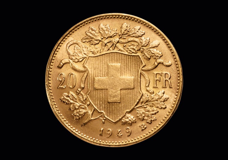 Schweizer Vreneli 20 Franken Goldmünze